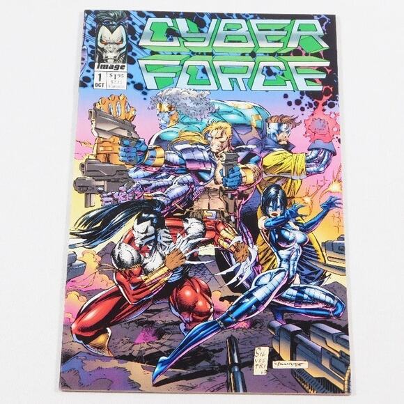 Image 1993 Cyber Force Comic Books Issues 1 & 2 - Picture 2 of 5